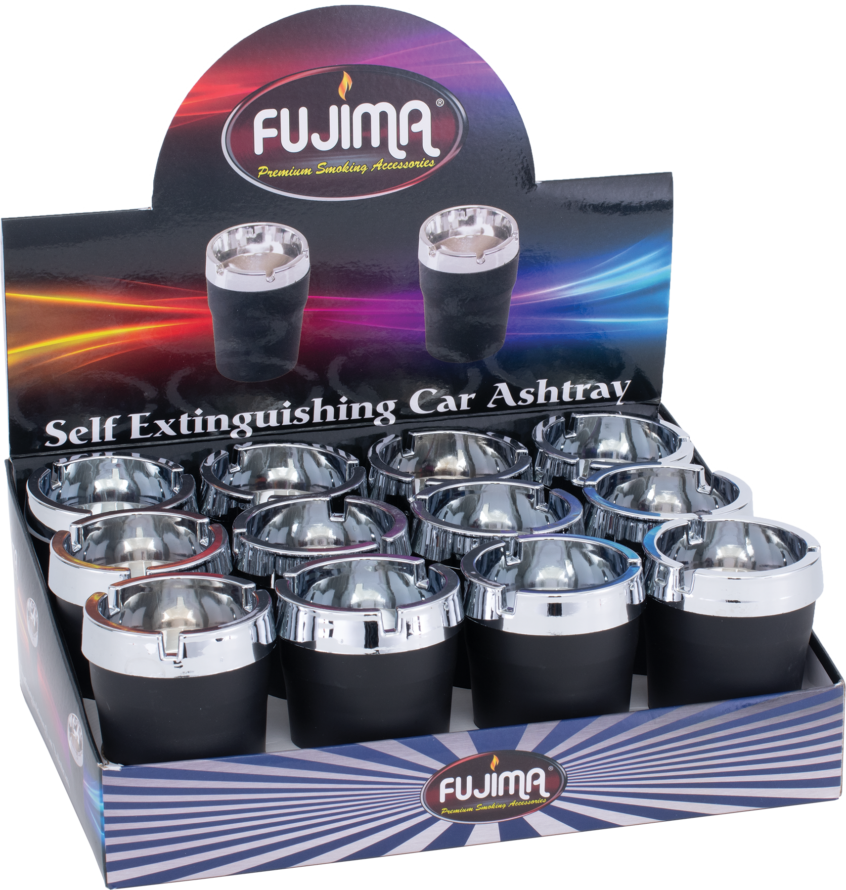self extinguishing cigarette bin Fujima Self Extinguishing Car Ashtray 12PC Wholesale self extinguishing cigarette bin Fujima Self Extinguishing Car Ashtray 12PC Wholesale
