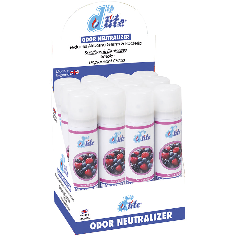 Berry Breeze Anti Tobacco Diplite Odor Neutralizer Spray 12PC