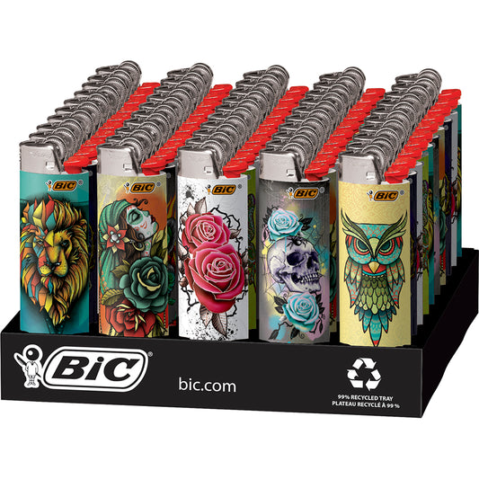BIC Lighters Tattoo Designs 50CT