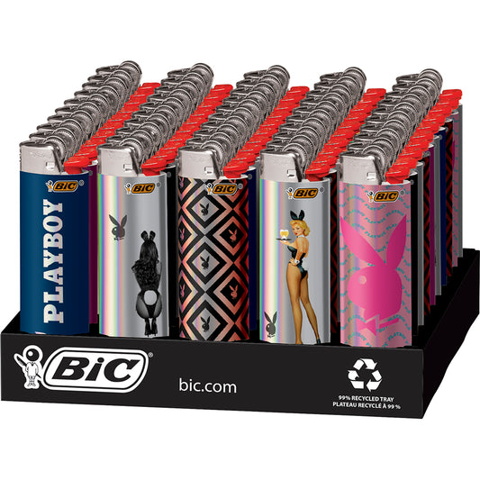 BIC Holographic Playboy Series Lighters 50CT