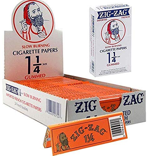 Zig-Zag 1 1/4 French Orange Rolling Papers 24PK