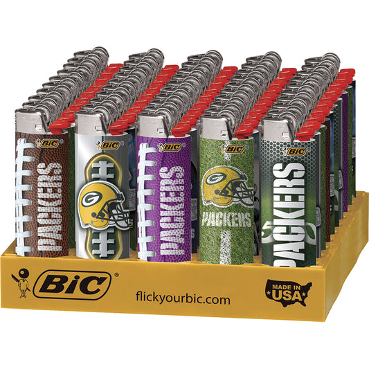 BIC Lighters Greenbay Packers 50CT