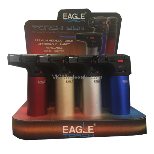 Eagle Torch Gun Aluminum Lighters 15 PC