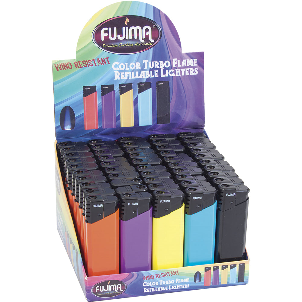 Fujima Turbo Flame Electronic Lighter 50PC